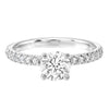 Classic Pave Engagement Ring with Lab Grown Diamonds