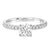 Classic Pave Engagement Ring with Lab Grown Diamonds