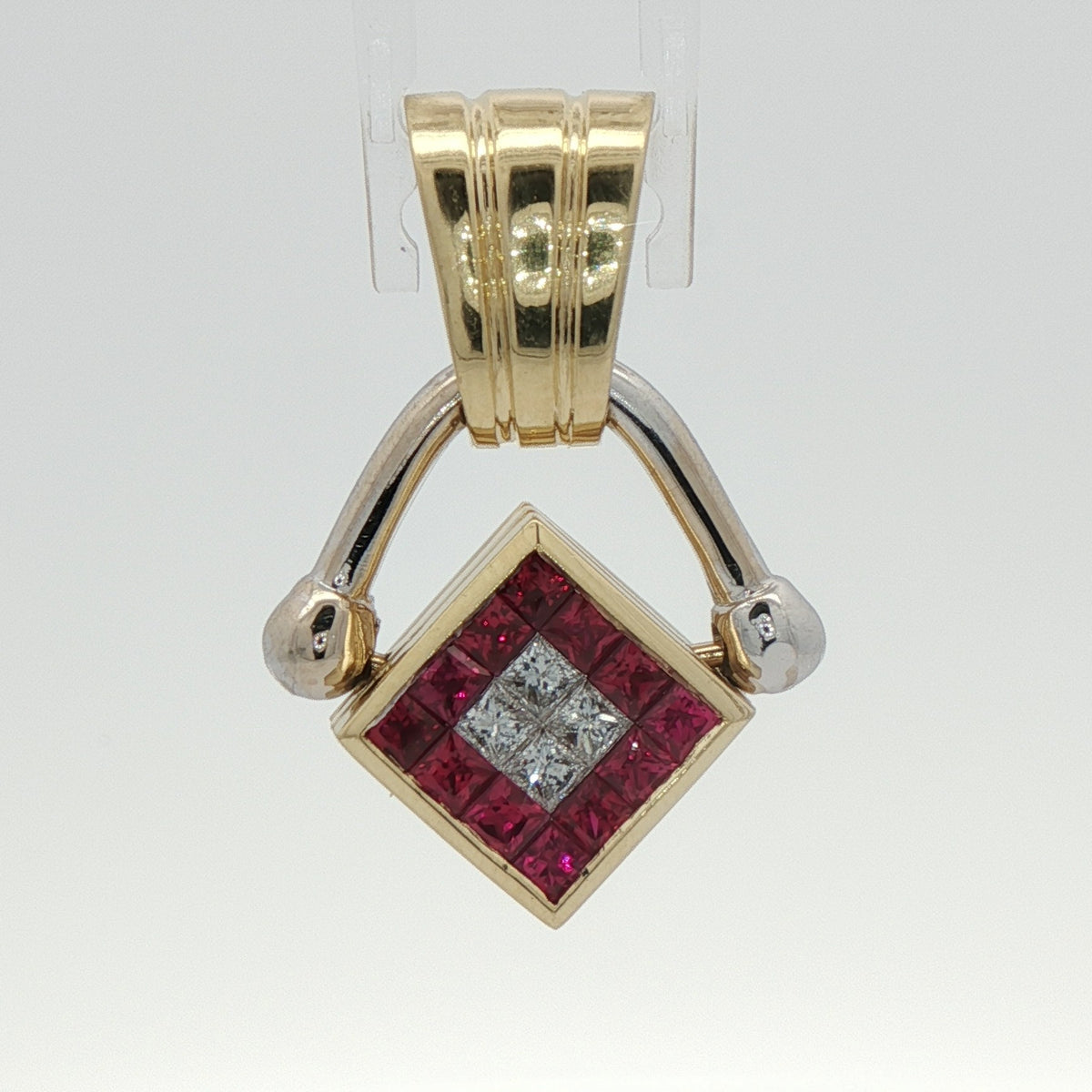 Colored Stone Pendants and Necklace