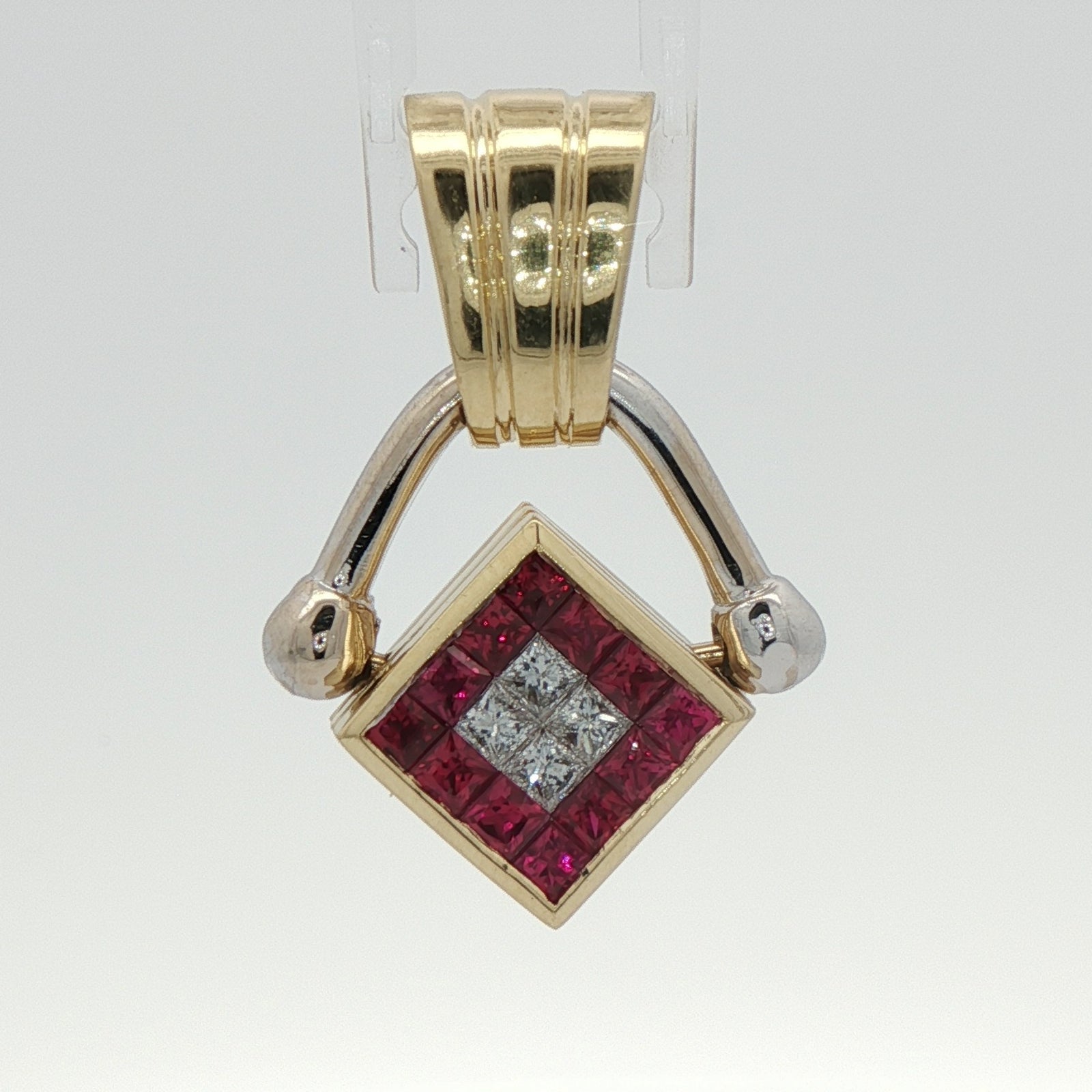 Colored Stone Pendants and Necklace