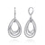 Rope Teardrop Earrings in Sterling Silver