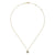 Round Diamond Halo Pendant Necklace in Yellow Gold, 0.21 cttw