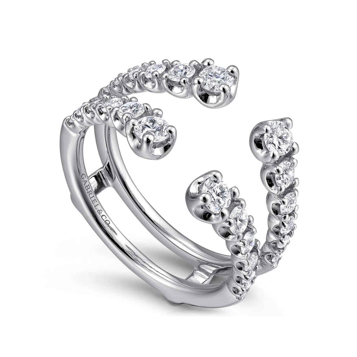 Diamond Enhancer Ring in 14k White Gold