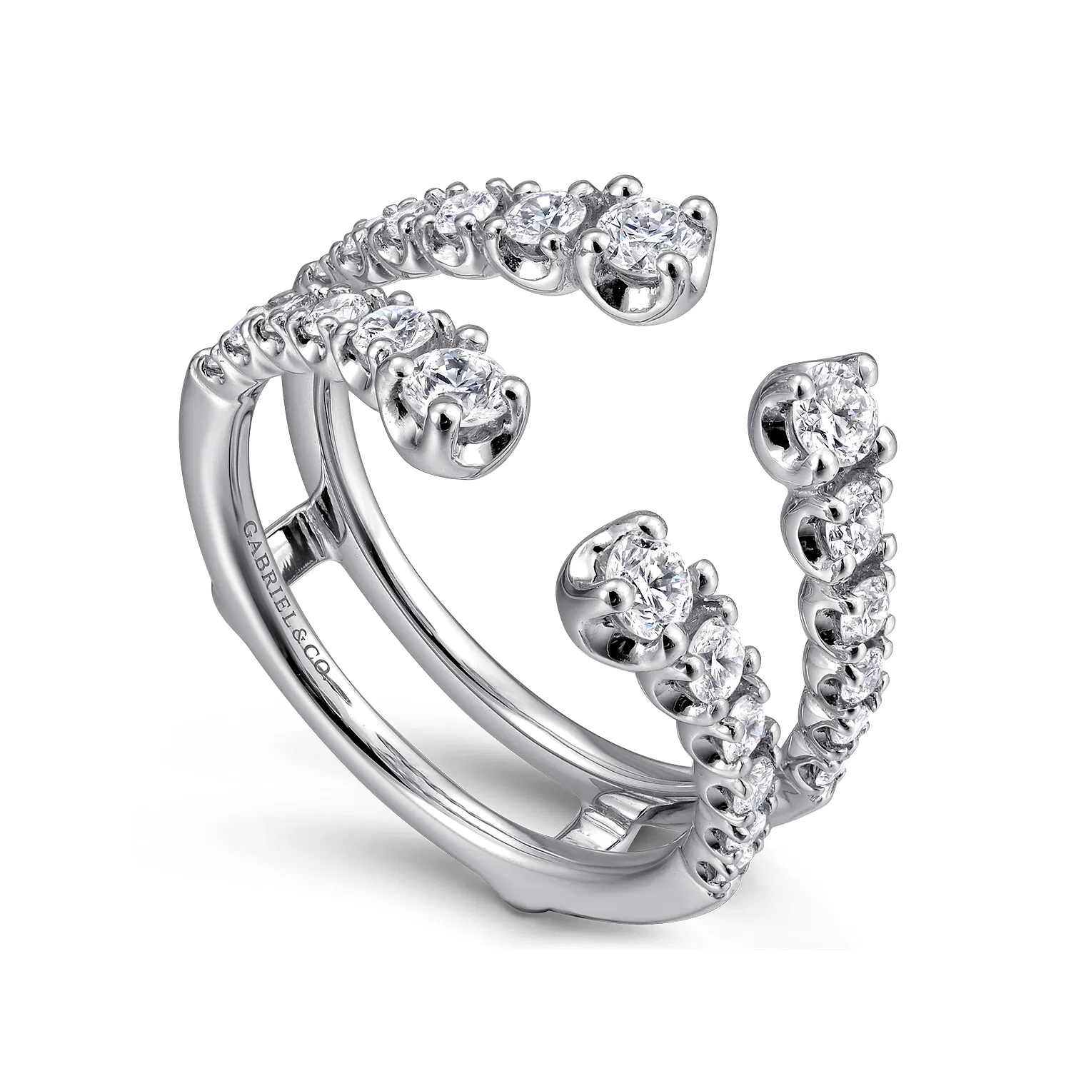 Diamond Enhancer Ring in 14k White Gold