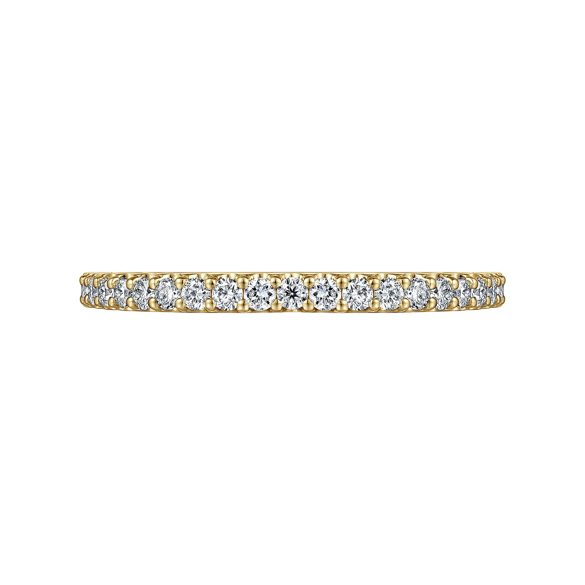 Classic Diamond Band in Yellow Gold, 0.23cttw