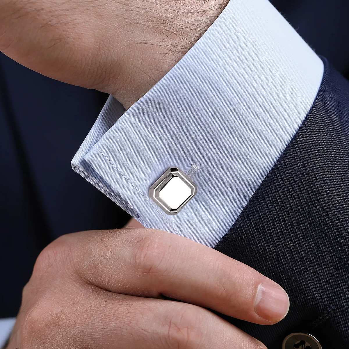 Sterling Silver Engraveable Cufflinks