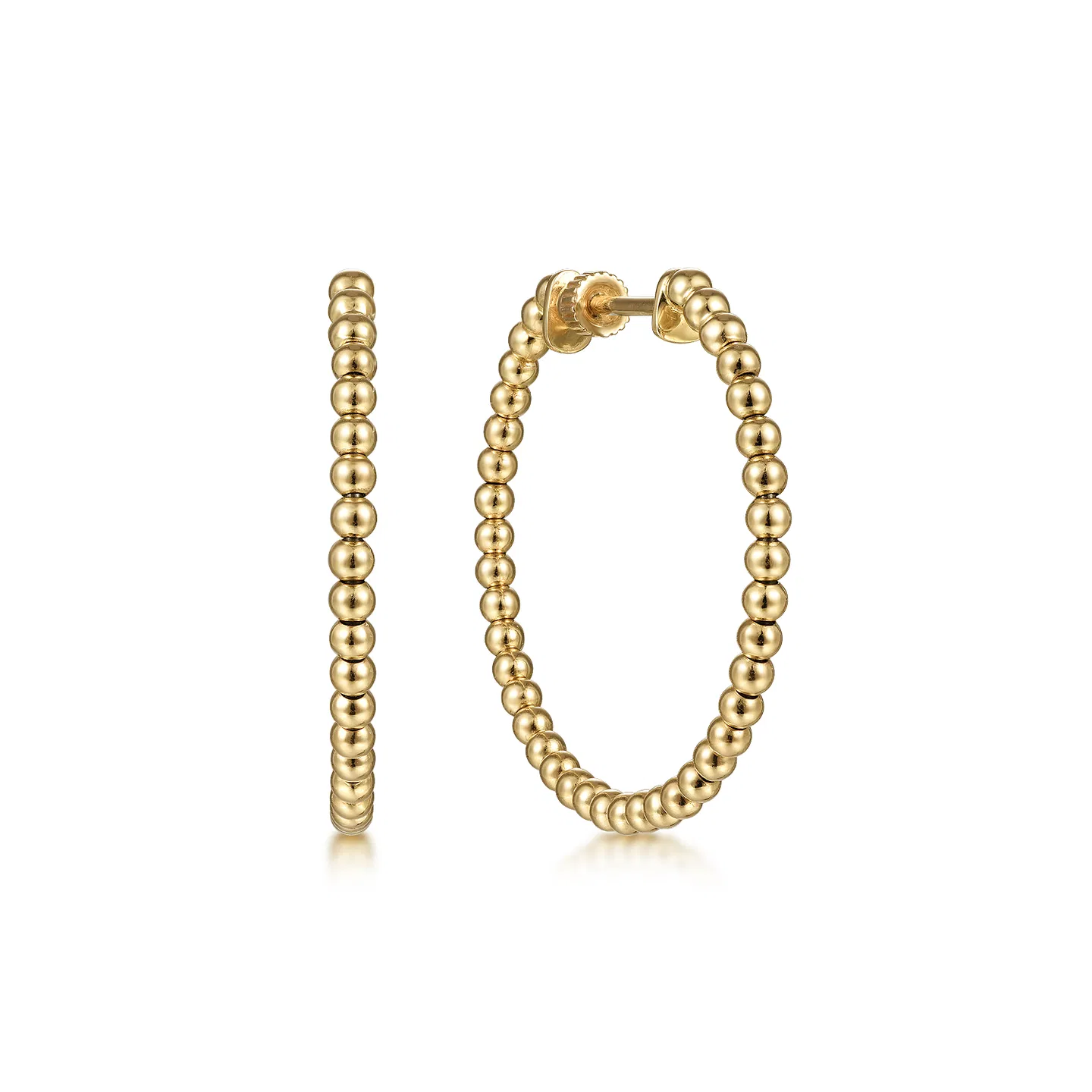 Bujukan Beaded Hoop Earrings, 30mm
