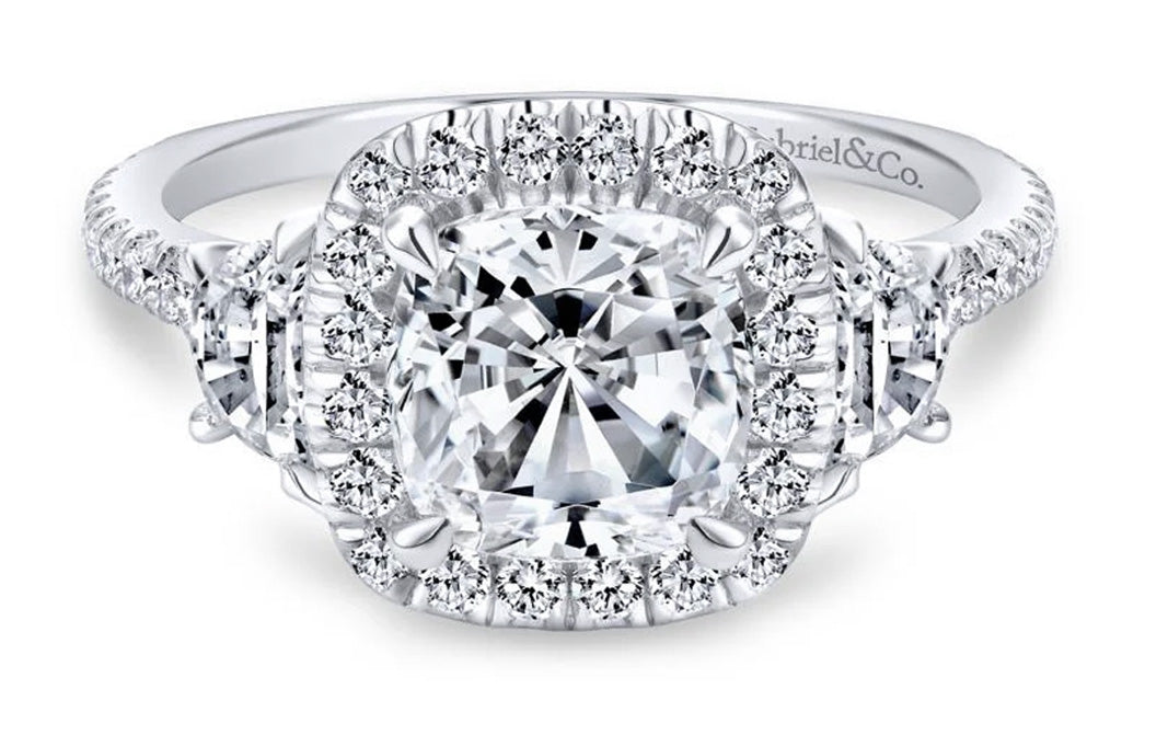 halo engagement ring setting