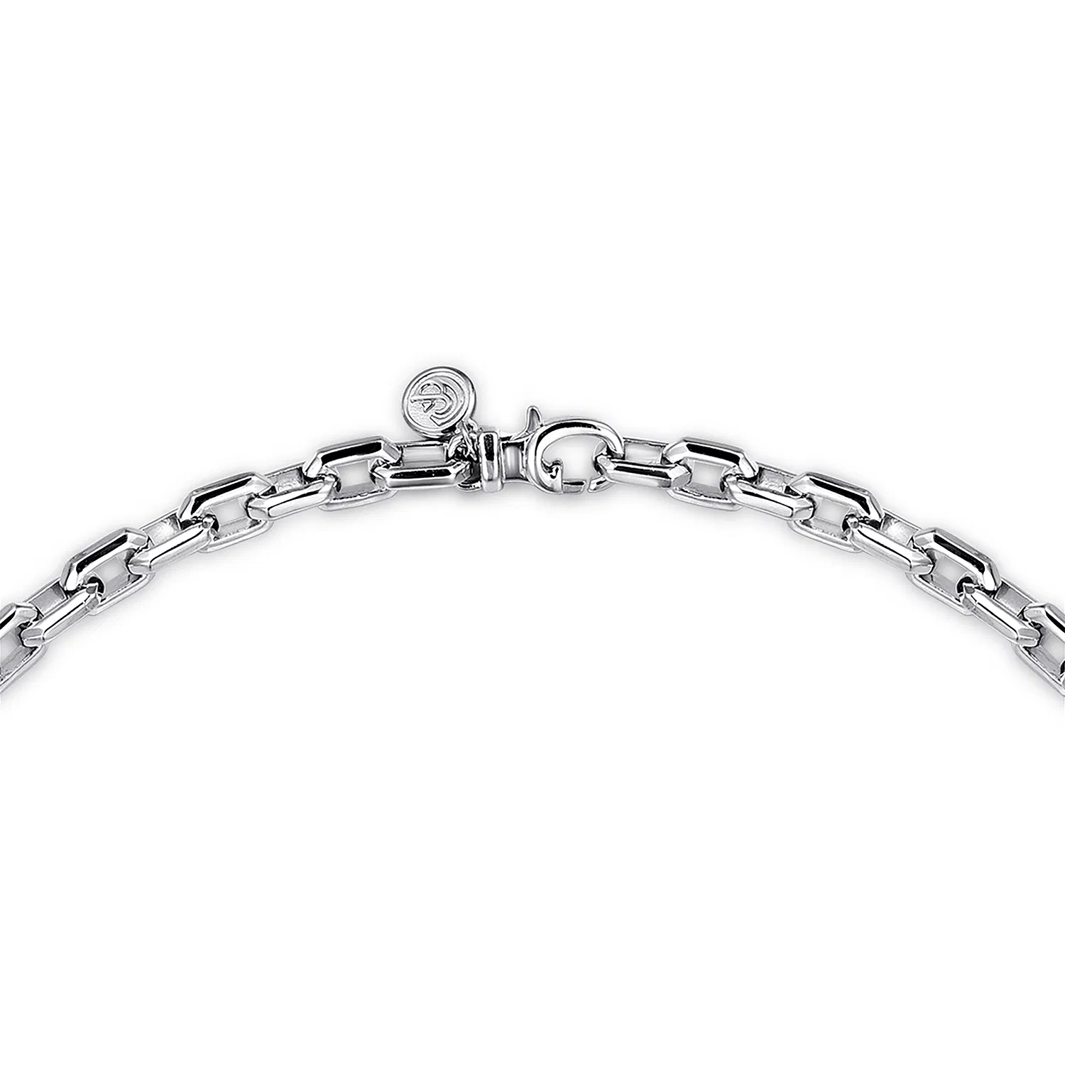 Sterling Silver Solid Link Chain Necklace, 22", 5.6mm