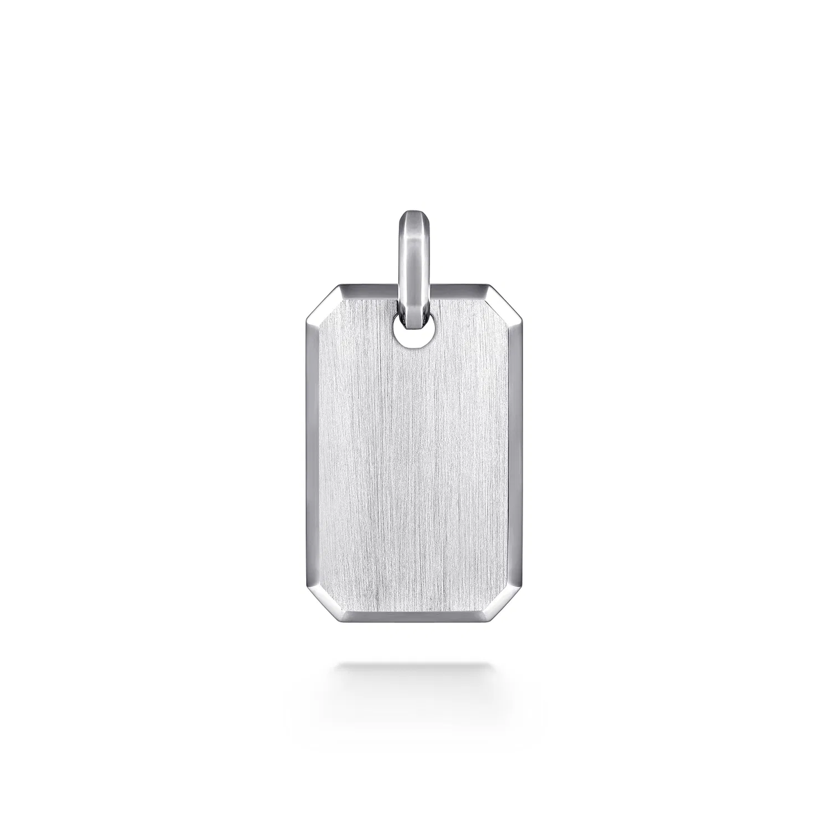 Sterling Silver Dog Tag Pendant