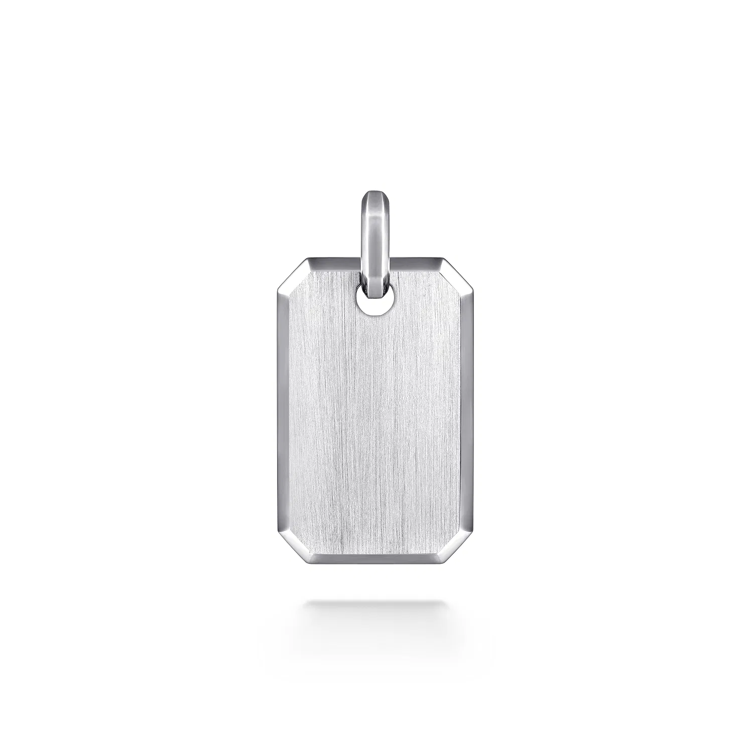 Sterling Silver Dog Tag Pendant