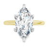 Justice Core Collection Marquise Cut Diamond Solitaire Engagement Ring