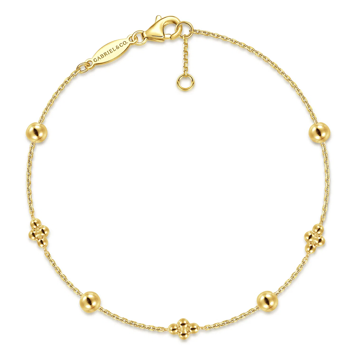 Bujukan Clover Bead Station Bracelet
