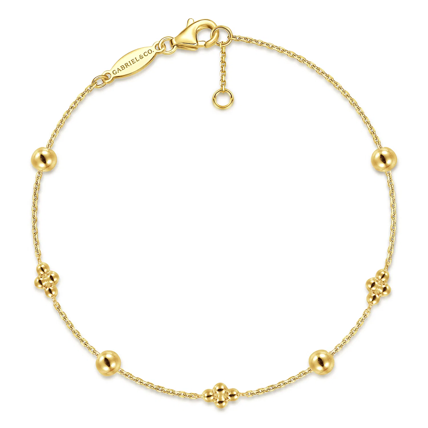 Bujukan Clover Bead Station Bracelet