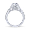 Aster Round Engagement Ring Setting