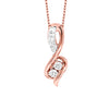 Twogether Rose Gold Diamond Pendant