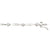 Stunning diamond bezel link bracelet