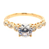 Vintage-Inspired Engagement Ring Setting in Yellow Gold