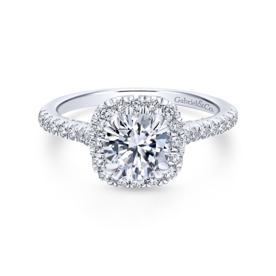 Balsam Round Diamond Engagement Ring Setting