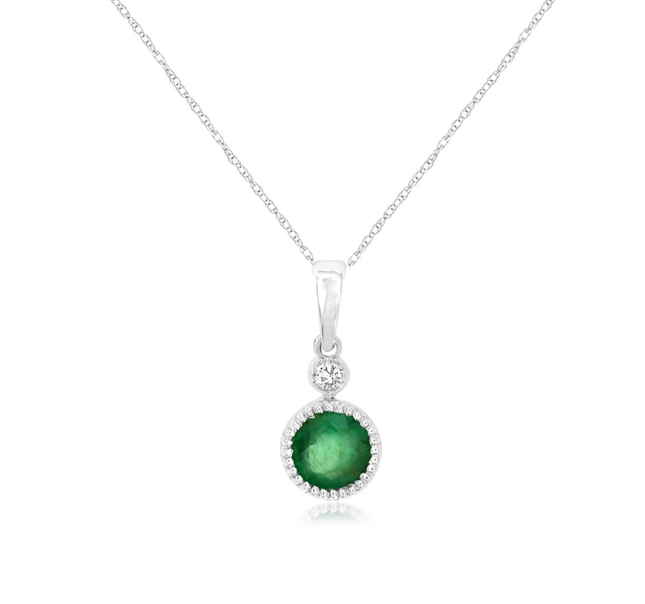 May Birthstone Jewelry with Emeralds