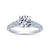 Taylor Engagement Ring Setting in White Gold