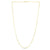 Delicate 1.3mm Singapore Chain 18” Necklace in 14k Yellow Gold