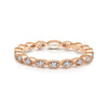 Diamond Stackable Ring in Rose Gold