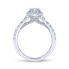 Hazel Marquise Diamond Halo Engagement Ring Setting