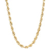 Diamond Cut Rope Chain in 14k Gold, 20&quot;