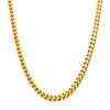 Inox 6mm Franco Link Necklace in Gold- 22&quot;
