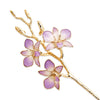 Lilac Orchid with Gold Trim