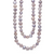 Long Multicolor Baroque Freshwater Pearl Necklace, 54"