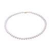 Akoya Pearl Strand Necklace in Yellow Gold- 6 mm