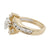 Marquise Shaped Engagement Ring Set in Yellow Gold- 1.00 ctw.