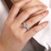 Avery Engagement Ring Setting in White Gold
