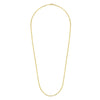 Paperclip Chain Necklace in Yellow Gold, 26&quot;
