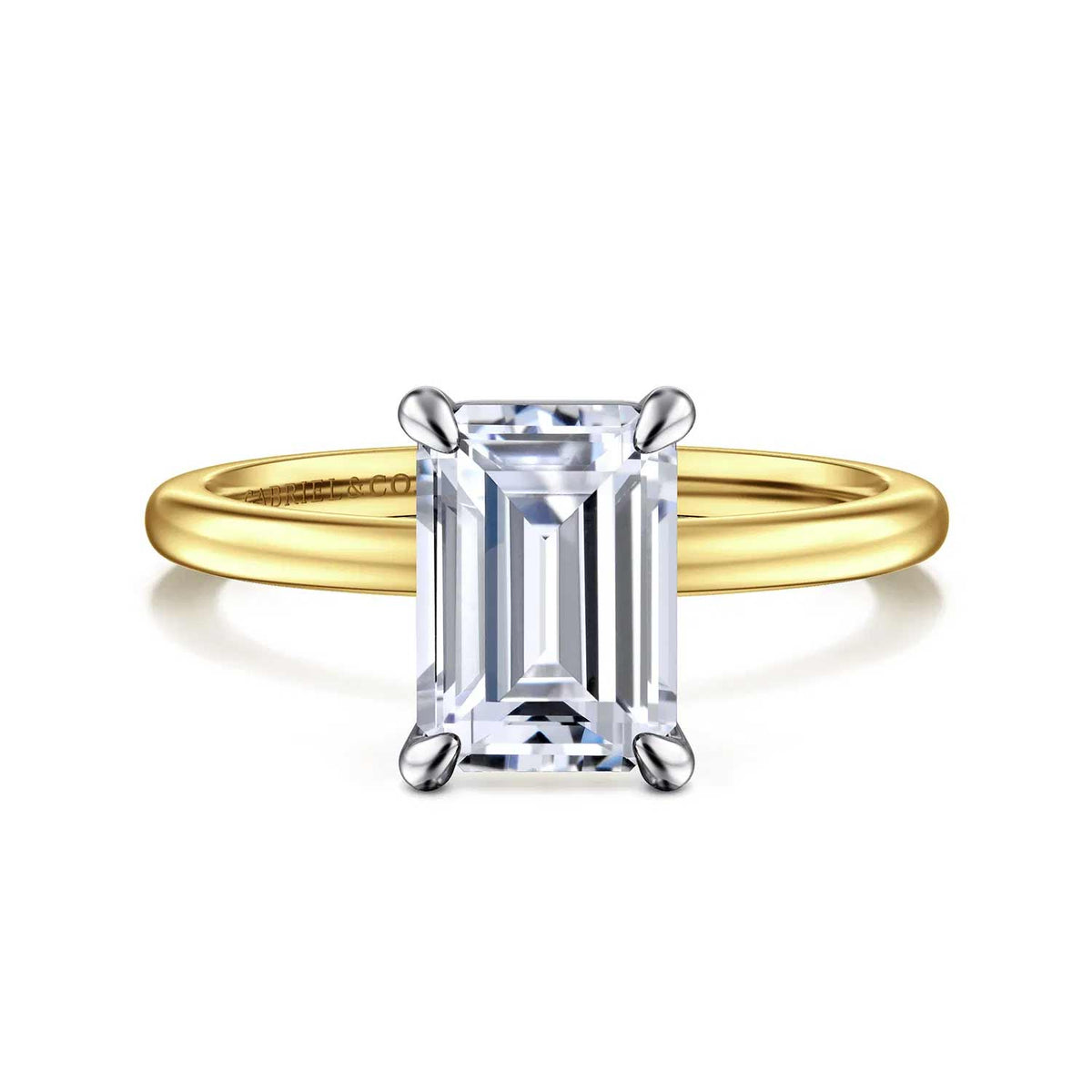 Evelina Classic Solitaire 4-Prong Engagement Ring Setting