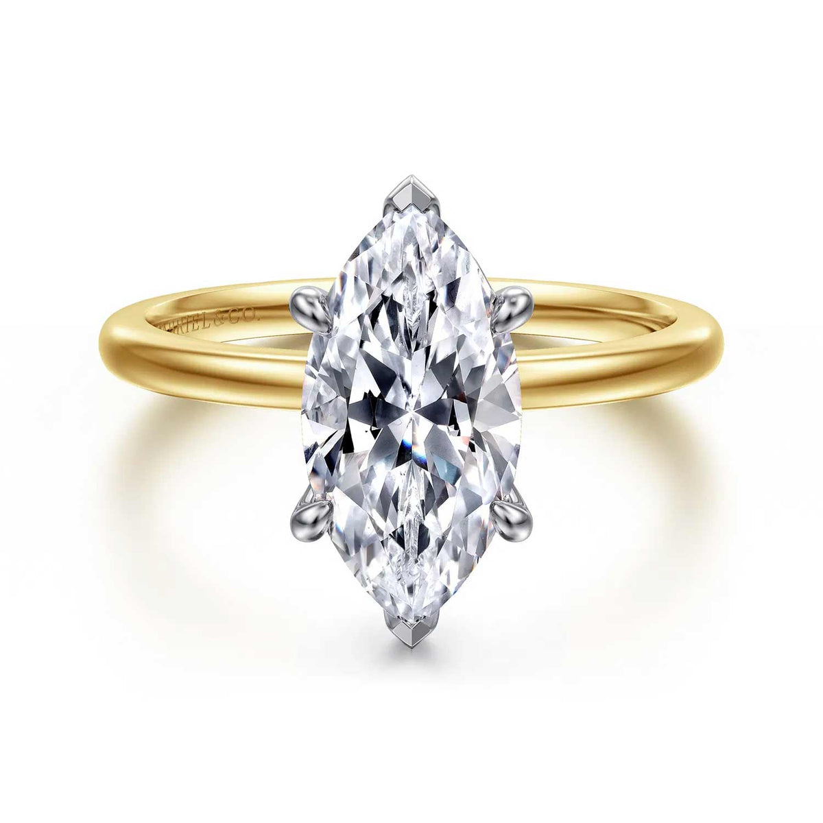 Evelina Classic Solitaire 4-Prong Engagement Ring Setting