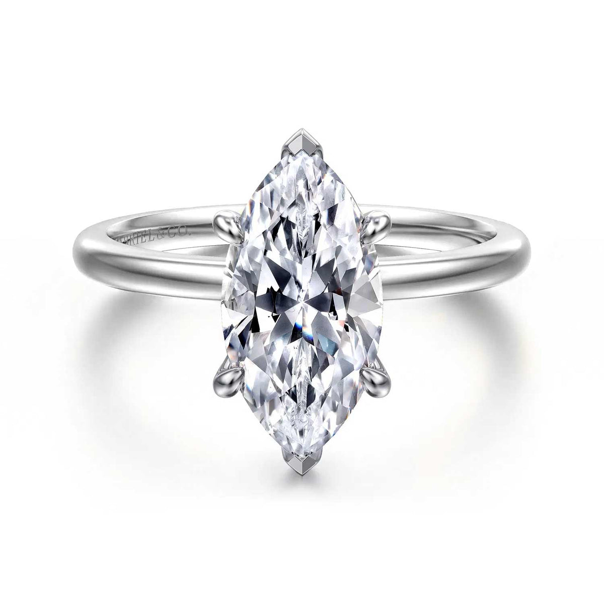 Evelina Classic Solitaire 4-Prong Engagement Ring Setting