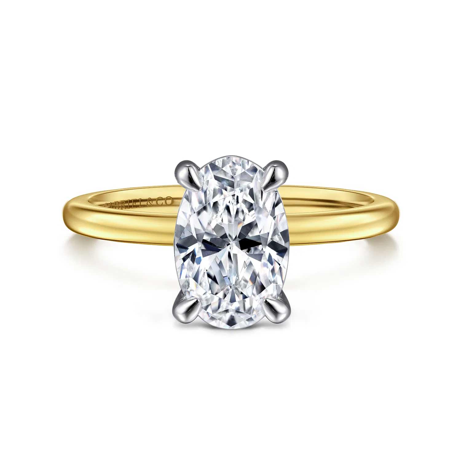 Evelina Classic Solitaire 4-Prong Engagement Ring Setting