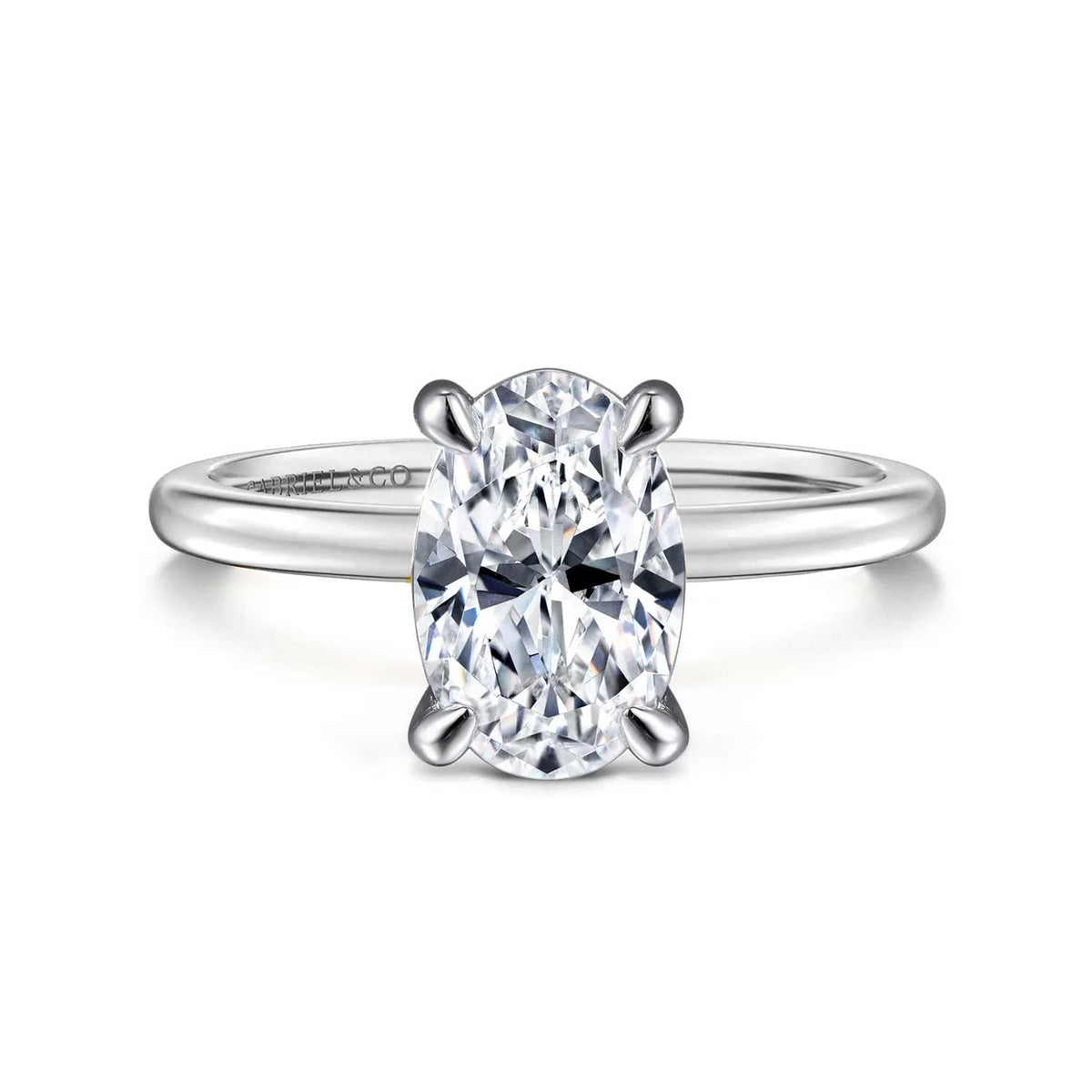 Evelina Classic Solitaire 4-Prong Engagement Ring Setting