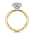 Evelina Round Solitaire 4-Prong Engagement Ring Setting