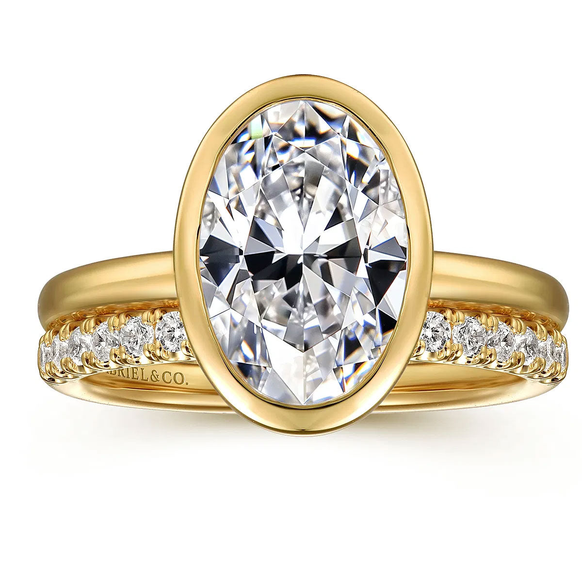 Linny Oval Solitaire Diamond Engagement Ring Setting