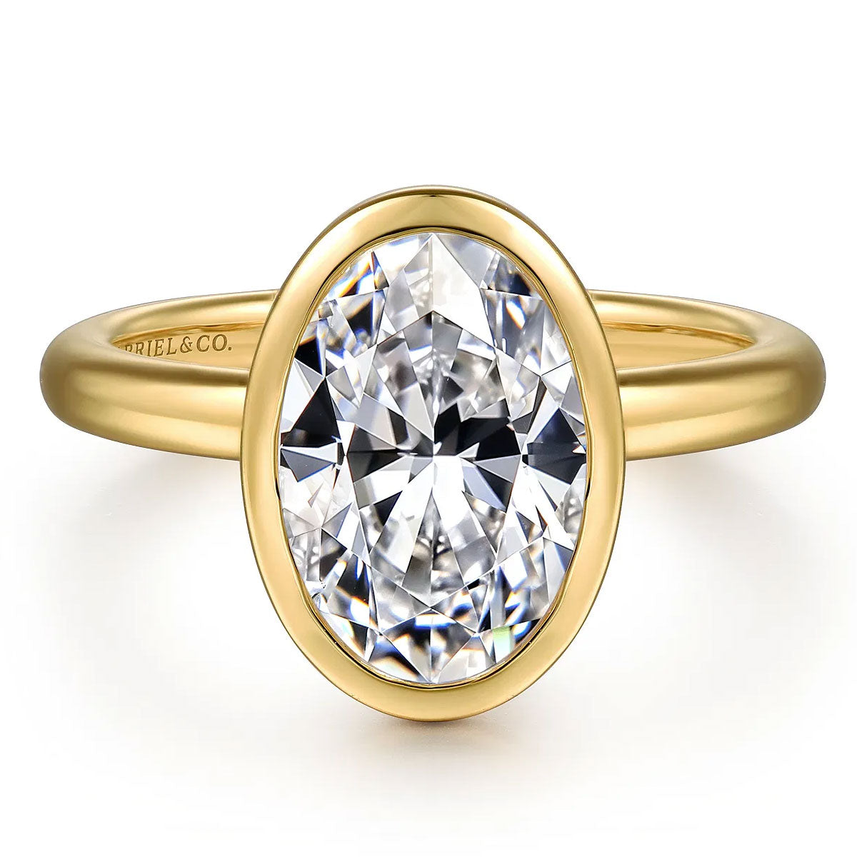 Linny Oval Solitaire Diamond Engagement Ring Setting