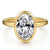 Linny Oval Solitaire Diamond Engagement Ring Setting