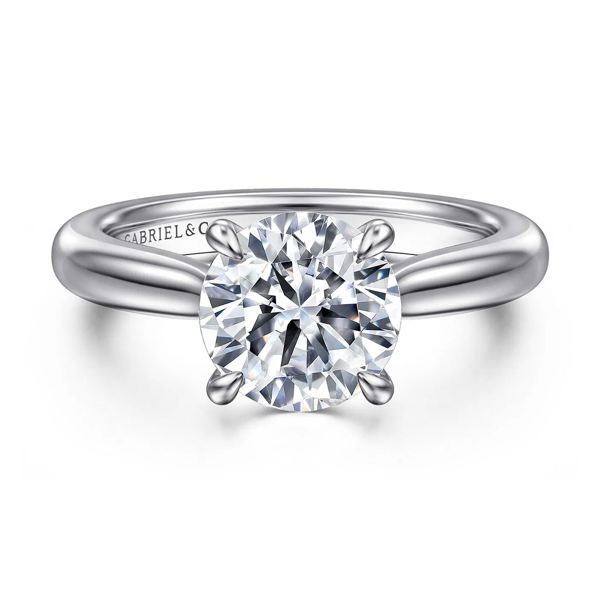 Evelina Classic Solitaire 4-Prong Engagement Ring Setting