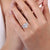 Laynie Oval 3-Stone Diamond Engagement Ring Setting in 18k Gold