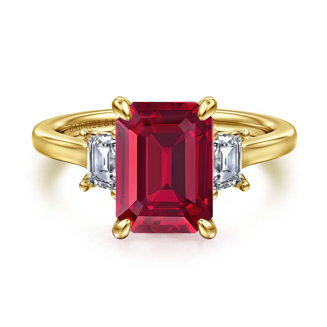 Nigela 3-Stone Engagement Ring Setting