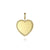 14K Yellow Gold Bujukan Heart Personalized Medallion Pendant