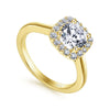 Miley Engagement Ring Setting in Yellow Gold